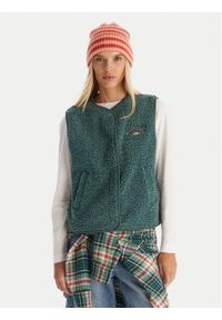 Billabong Bezrękawnik Be Happy Vest EBJPF00118 Zielony Regular Fit. Kolor: zielony. Materiał: syntetyk. Długość rękawa: bez rękawów
