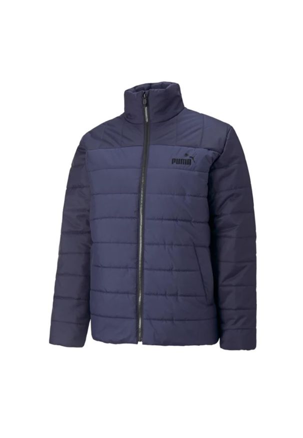 Puma - Kurtka Wodoodporna Męska Zimowa ESS. Kolor: niebieski. Sezon: zima