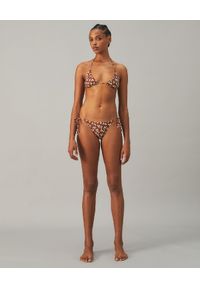 Tory Burch - TORY BURCH - Brązowy wiązany dół od bikini. Kolor: brązowy. Materiał: materiał #5