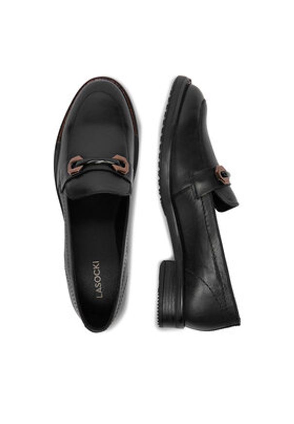 Lasocki Lordsy CEO-WI23-DALIA3-17 Czarny. Kolor: czarny. Materiał: skóra