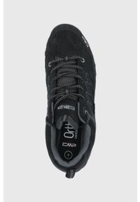 CMP buty MOON LOW TREKKING SHOE WP męskie kolor czarny. Nosek buta: okrągły. Zapięcie: sznurówki. Kolor: czarny. Materiał: syntetyk, guma. Sport: turystyka piesza #5