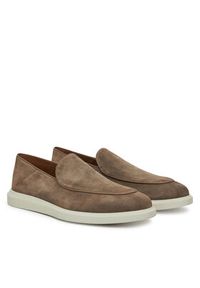 BOSS Półbuty Randy Loaf 50534871 Beżowy. Kolor: beżowy. Materiał: zamsz, skóra #4