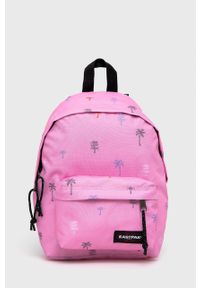Eastpak plecak damski kolor różowy mały wzorzysty. Kolor: różowy