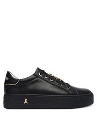 Patrizia Pepe Sneakersy PPJ907.41 Czarny. Kolor: czarny. Materiał: skóra