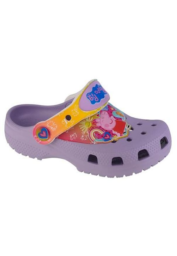 Buty do chodzenia niemowlęce Crocs Classic Fun I AM Peppa Pig T Clog. Kolor: fioletowy. Materiał: syntetyk, materiał