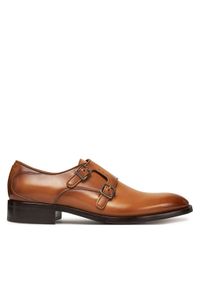 BOSS Półbuty Rill 50536617 Brązowy. Kolor: brązowy. Materiał: skóra #1