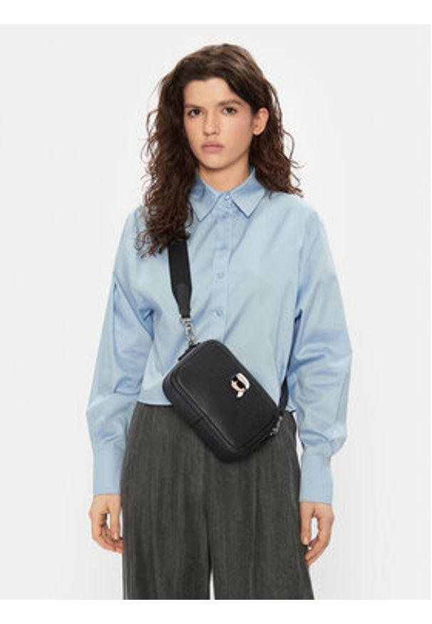 Karl Lagerfeld - KARL LAGERFELD Torebka A1W30494 Czarny. Kolor: czarny. Materiał: skórzane