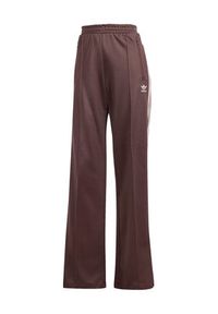 Adidas - adidas Spodnie dresowe Beckenbauer IR6093 Brązowy Regular Fit. Kolor: brązowy. Materiał: syntetyk, bawełna #7