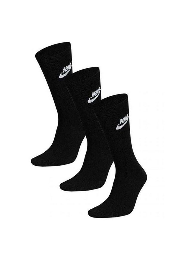Nike - Zestaw Skarpet Unisex Dla Dorosłych Essentials Everyday (zestaw 3 Sztuk). Kolor: czarny. Sport: turystyka piesza