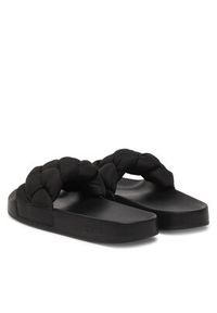 Tommy Jeans Klapki Tjw Braided Slides EN0EN02975 Czarny. Kolor: czarny. Materiał: materiał #3
