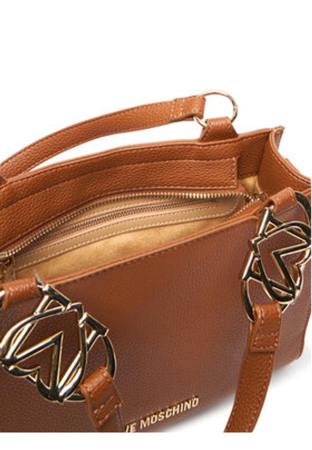Love Moschino - LOVE MOSCHINO Torebka JC4006PP1OLB0200 Brązowy. Kolor: brązowy. Materiał: skórzane