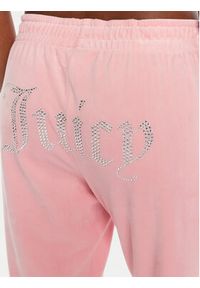 Juicy Couture Spodnie dresowe Tina JCAPW045 Różowy Regular Fit. Kolor: różowy. Materiał: syntetyk #5
