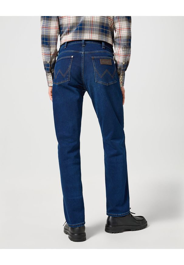 Wrangler - WRANGLER MĘSKIE SPODNIE JEANSOWE GREENSBORO SUNSET RINSE 112357414 W15Q008820