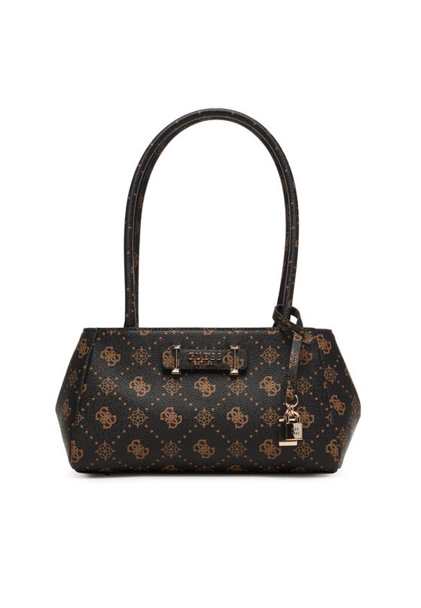 Guess Torebka Carrie Logo HWGP98 98080 Brązowy. Kolor: brązowy. Materiał: skórzane