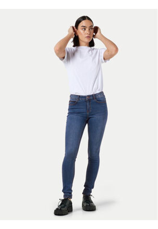 Noisy may - Noisy May Jeansy Billie 27024945 Niebieski Skinny Fit. Kolor: niebieski