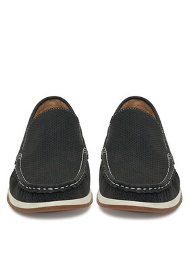 Lanetti Mokasyny MSS20515-02 Czarny. Kolor: czarny. Materiał: syntetyk, materiał