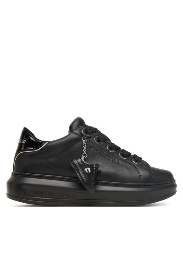 Karl Lagerfeld - KARL LAGERFELD Sneakersy KL62519E Czarny. Kolor: czarny. Materiał: skóra