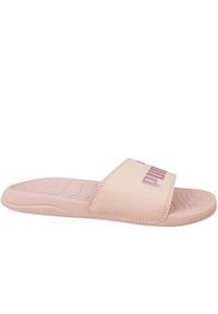Klapki damskie Puma Popcat 20. Kolor: beżowy. Materiał: materiał, syntetyk. Styl: sportowy #1