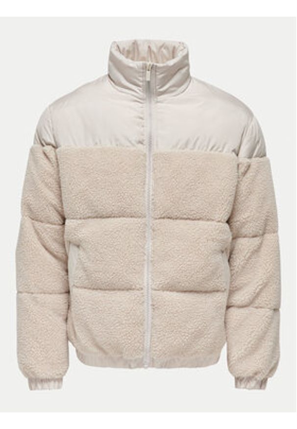 Only & Sons Kurtka zimowa 22030456 Beżowy Regular Fit. Kolor: beżowy. Materiał: syntetyk. Sezon: zima