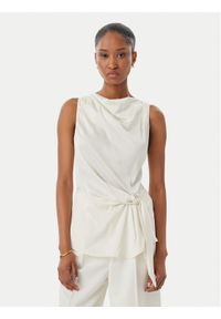 Rinascimento Bluzka CFC0019901002 Écru Regular Fit. Kolor: kremowy. Materiał: syntetyk #1