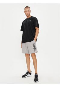 Adidas - adidas Szorty sportowe All SZN Fleece Graphic Shorts IC9796 Szary Regular Fit. Kolor: szary. Materiał: bawełna. Styl: sportowy #4