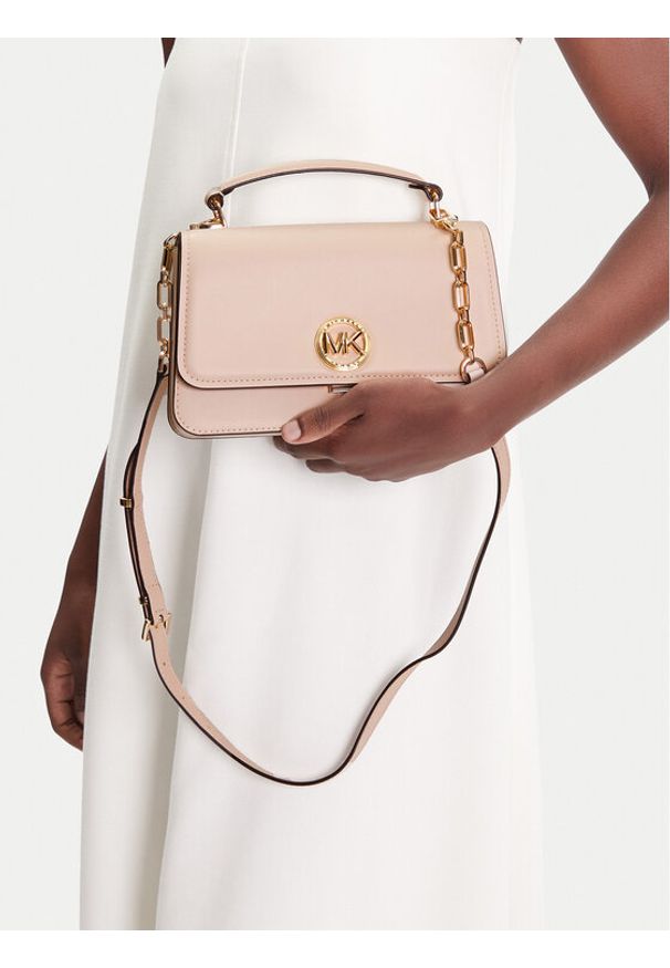 MICHAEL Michael Kors Torebka Delancey 30T4GD8S6L Różowy. Kolor: różowy. Materiał: skórzane