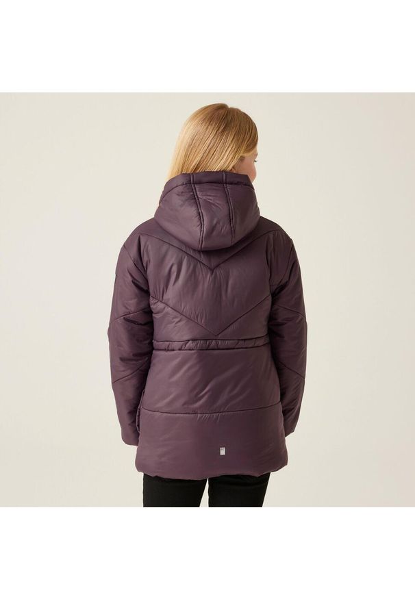 Regatta - Rurie Dziecięca kurtka turystyczna z przegrodami. Kolor: fioletowy. Styl: sportowy, młodzieżowy. Sport: turystyka piesza