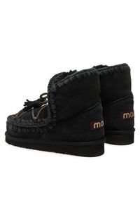 Mou Śniegowce Eskimo Scoubidoo Lace FW101124A Czarny. Kolor: czarny. Materiał: skóra #4