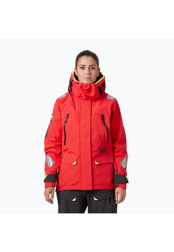 Kurtka żeglarska damska Helly Hansen Skagen Offshore. Kolor: czerwony. Sport: żeglarstwo