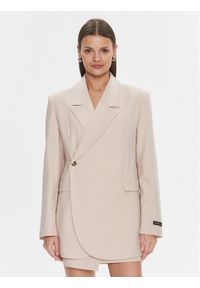 Herskind Marynarka Lilith 5010993 Beżowy Regular Fit. Kolor: beżowy. Materiał: syntetyk
