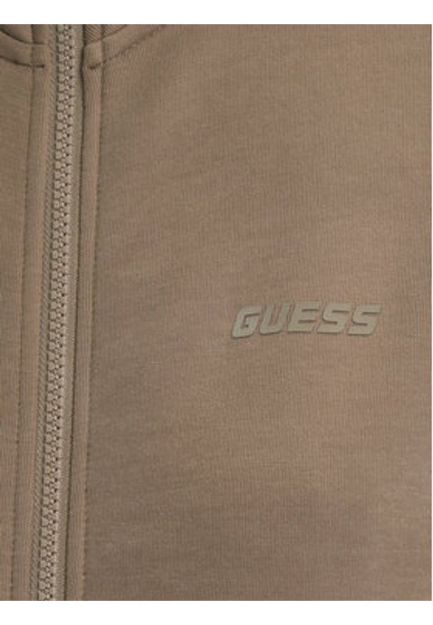 Guess Bluza V2YQ16 KB3P2 Brązowy Regular Fit. Kolor: brązowy. Materiał: syntetyk
