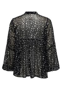 only - ONLY Bluzka Aida 15283695 Czarny Loose Fit. Kolor: czarny. Materiał: syntetyk #7