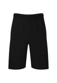 FRUIT OF THE LOOM - Spodenki Jersey Dla Dorosłych Unisex. Kolor: czarny. Materiał: jersey