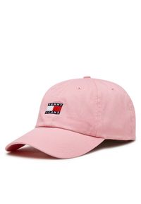 Tommy Jeans Czapka z daszkiem Tjw Heritage Cap AW0AW15848 Różowy. Kolor: różowy. Materiał: materiał