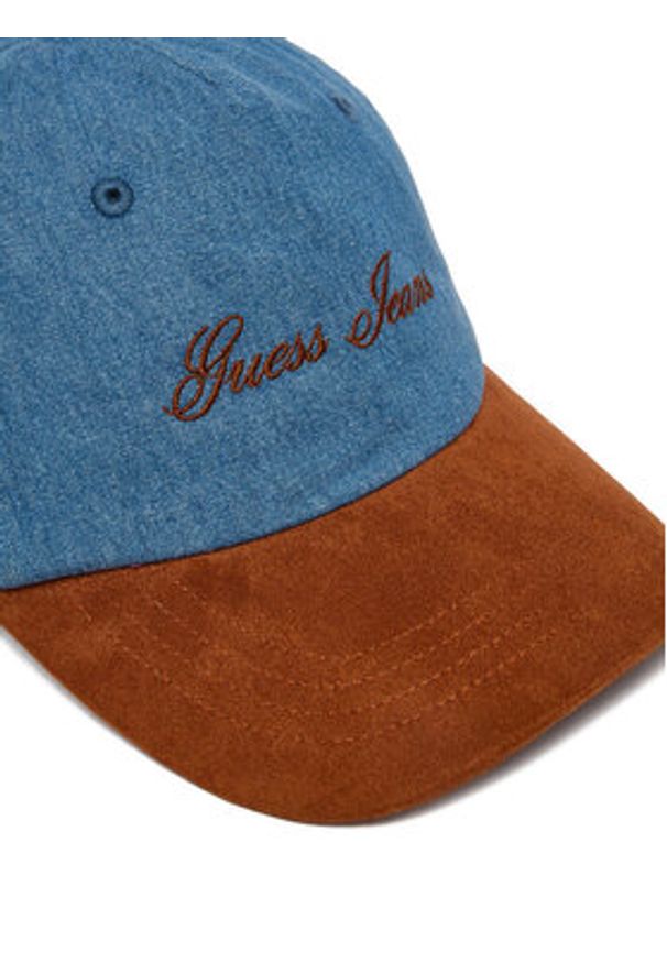 Guess Jeans Czapka z daszkiem CEO-GJ-U3-001-SS26 Niebieski. Kolor: niebieski. Materiał: bawełna