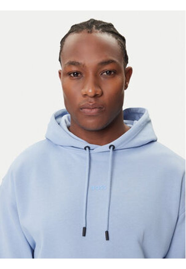 BOSS Bluza WeSmallhood 50514530 Niebieski Regular Fit. Kolor: niebieski. Materiał: bawełna