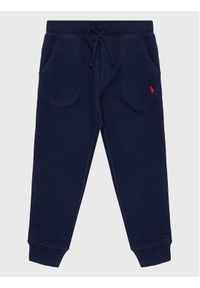 Polo Ralph Lauren Spodnie dresowe 322882873001 Granatowy Regular Fit. Kolor: niebieski. Materiał: bawełna