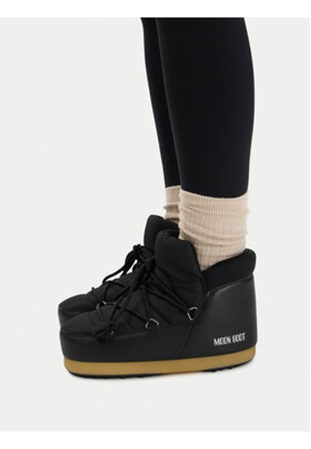 Moon Boot Śniegowce Evx Pumps Nylon 80D1470020 Czarny. Kolor: czarny. Materiał: skóra
