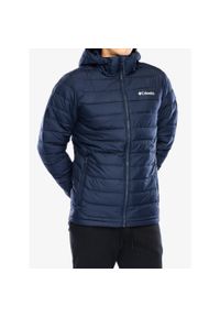 columbia - Kurtka ocieplana męska Columbia Powder Lite II Hooded Jacket. Kolor: niebieski. Sport: turystyka piesza