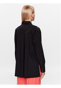 DKNY Koszula P31M0RY3 Czarny Oversize. Kolor: czarny. Materiał: bawełna