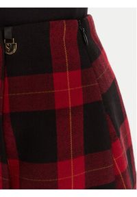 LOLA CASADEMUNT Spódnica mini LF2508003 Czerwony Regular Fit. Kolor: czerwony. Materiał: syntetyk #5