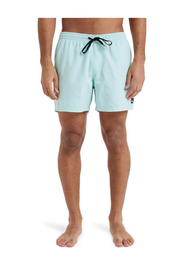 Quiksilver - Szorty kąpielowe dla Mężczyzn EVERYDAY SOLID VOLLEY 15" Zielony. Kolor: zielony. Materiał: poliester, materiał. Styl: sportowy