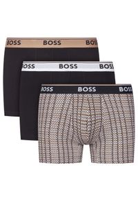BOSS Komplet 3 par bokserek 50531685 Kolorowy. Materiał: bawełna. Wzór: kolorowy