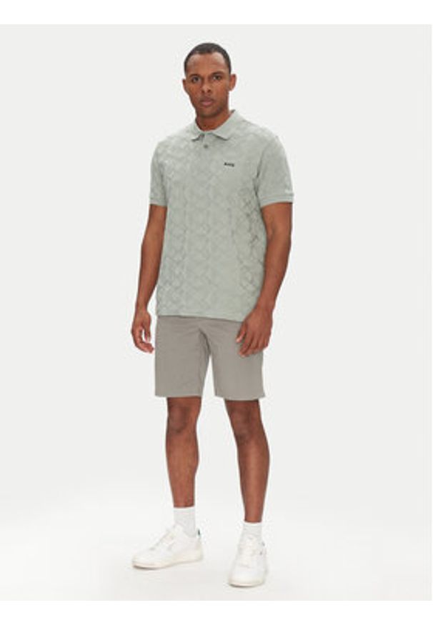 BOSS Polo Pirax 50538191 Zielony Relaxed Fit. Typ kołnierza: polo. Kolor: zielony. Materiał: bawełna