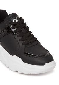 Just Cavalli Sneakersy 78RA3SL9 Czarny. Kolor: czarny. Materiał: skóra
