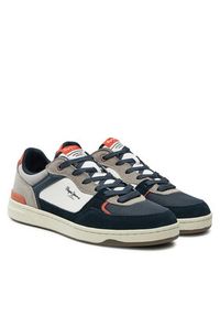 Pepe Jeans Sneakersy Kore Skate M PMS00027 Granatowy. Kolor: niebieski. Materiał: skóra, zamsz. Sport: skateboard