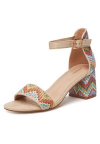 DeeZee Sandały DY5250-35a Beżowy. Kolor: beżowy. Materiał: materiał #3