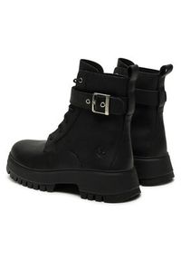 Timberland Botki Mid Lace Boot TB0A6FBWW021 Czarny. Kolor: czarny. Materiał: skóra