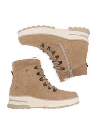 Remonte Trzewiki CEO-D2B74-20 Beżowy. Kolor: beżowy. Materiał: nubuk, skóra #5