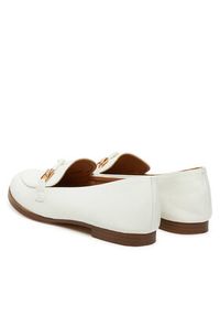 DeeZee Loafersy R8102 Biały. Kolor: biały. Materiał: skóra